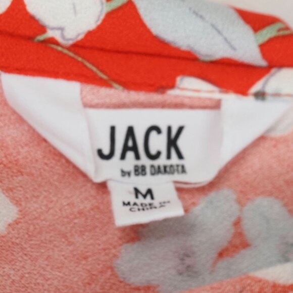 Jack By BB Dakota Womens Maxi Dress Size M Red Floral Cottagecore Romantic - Picture 3 of 8